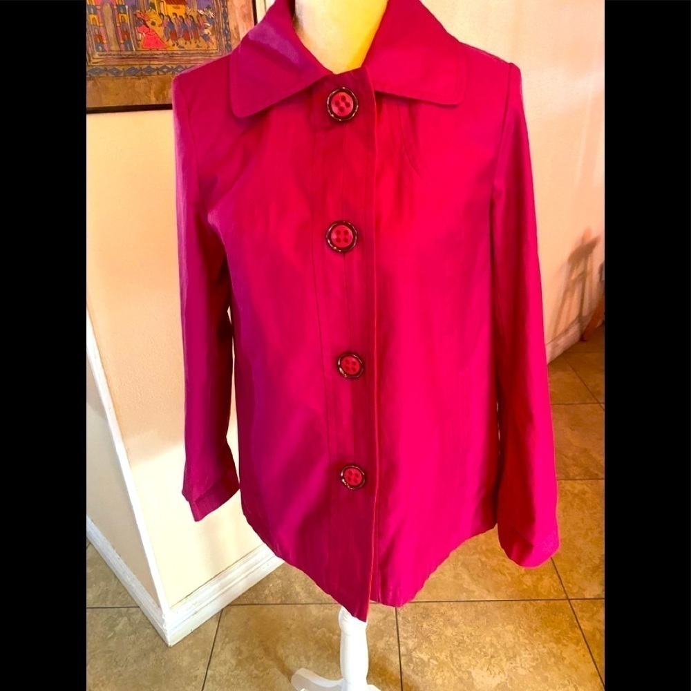 Gallery Bright Pink Rain Coat
